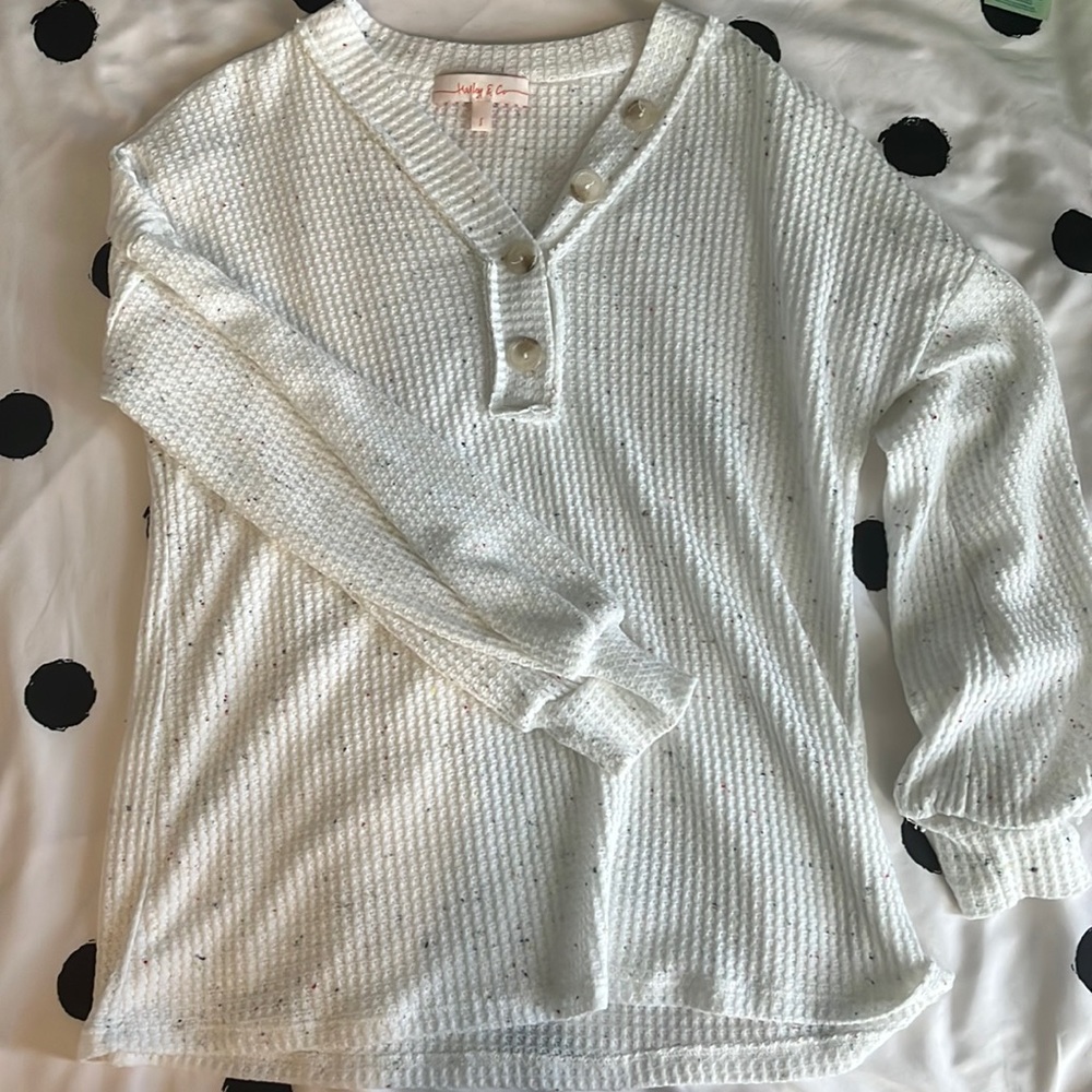 Small White Sweater